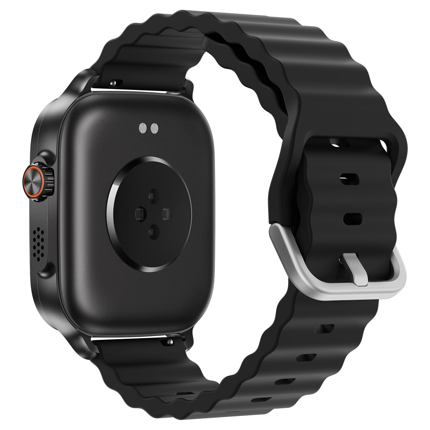 realme Watch 5 Montre Connectée, IP68, GPS Indépendant, NFC, Appels Bluetooth, 108 Modes Sport, Surveillance Oxygène Sanguin/Sommeil, Écran Tactile AMOLED 1,97'', Autonomie 16 Jours, Noir