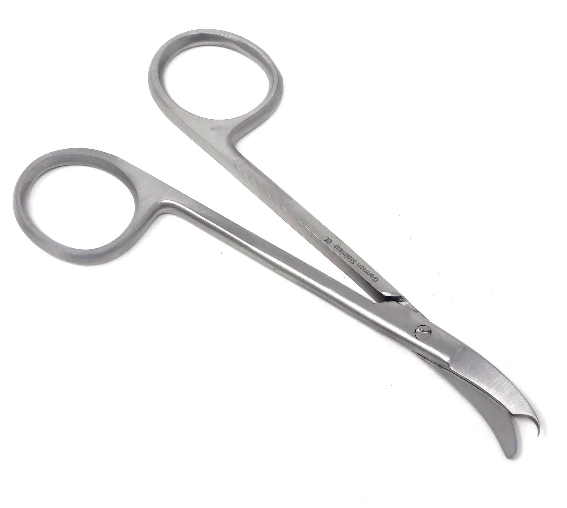 Stitch Cutting Embroidery Scissors Straight Sharp with one Hook Blade Stainless Steel, Lightweight made of Premium Grade Stainless Steel (4.5