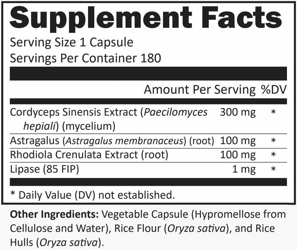 Miniatura 2 de Cordyceps Plus, 180 tapas.