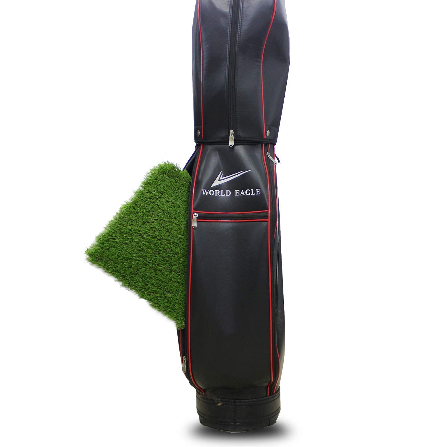 Crestgolf 12"x 12" Alfombrillas de Golf para Interior/Exterior SBR Alfombrillas de Golf,Red de práctica de Red para astillado de Golf, Red de Golf Plegable del Campo de práctica