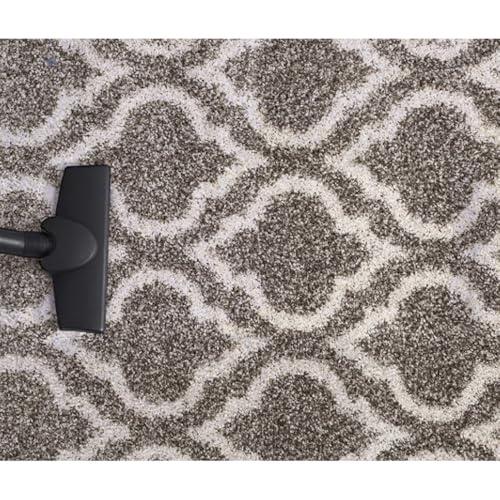 Image of 2x3 feet Soft Runner Rug for Living Room and Bedroom, Modern Indoor Floor Carpet with Non-Slip Backing, Comfortable Decorative Home Decor Rug, Easy Clean & Durable- (Grey M III, Rectangular)
