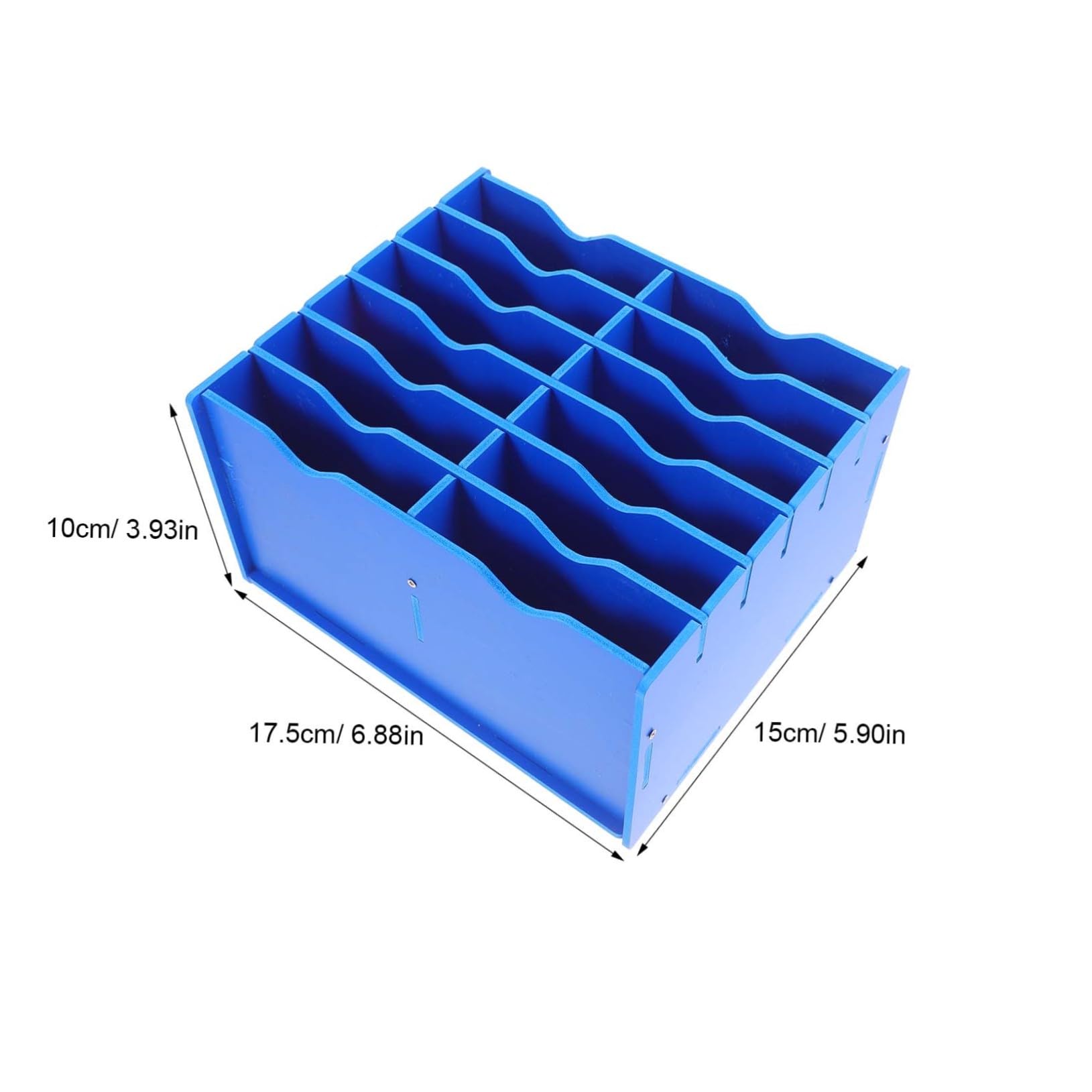 Organizzatore Telefono da Scrivania in Plastico Blu per Ufficio