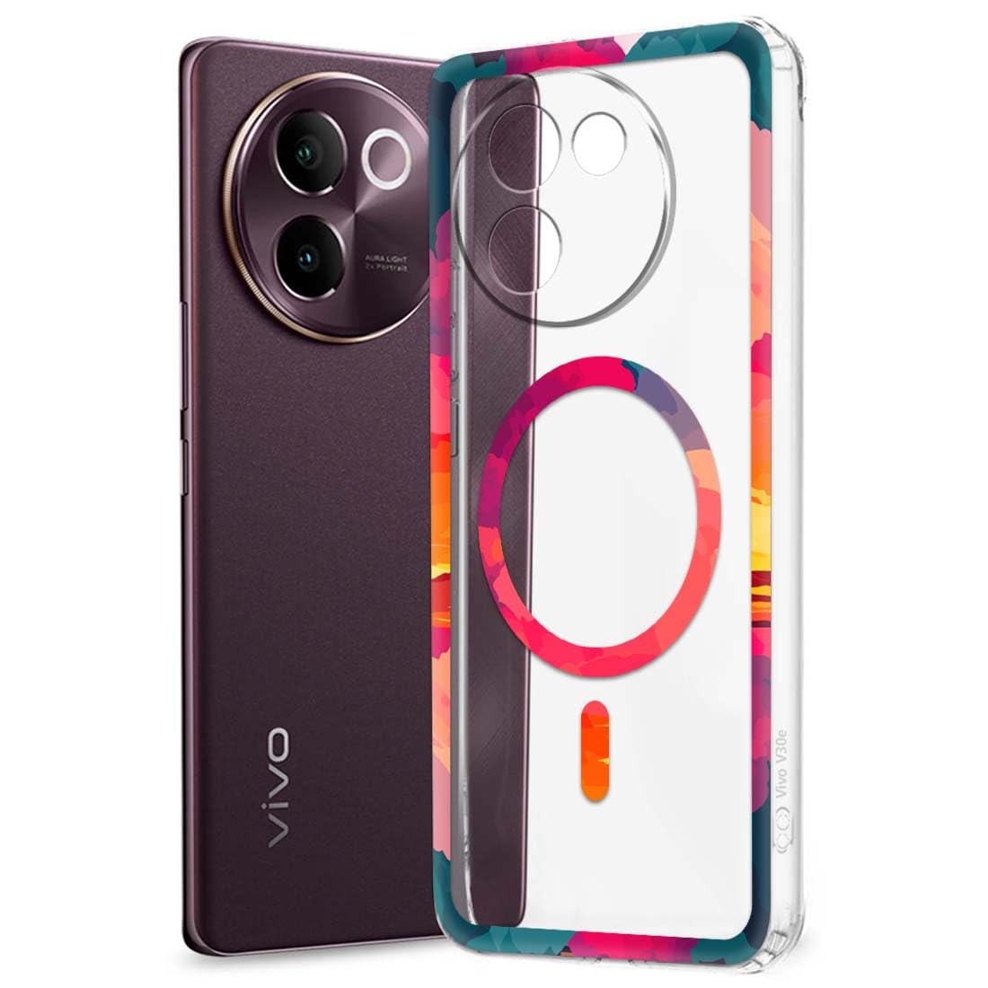 Fashionury Back Cover for Vivo V30e 5G Designer, Printed,Transparent,Flexible, Silicon -D3130 (B0D3V8B6HK) Amazon Price History, Amazon Price Tracker
