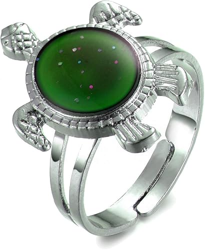 Miniatura 2 de 15 anillos ajustables de estado de ánimo mixtos para cambiar de color, anillos para festival, cumpleaños, Navidad, disfraces, accesorios de fiesta