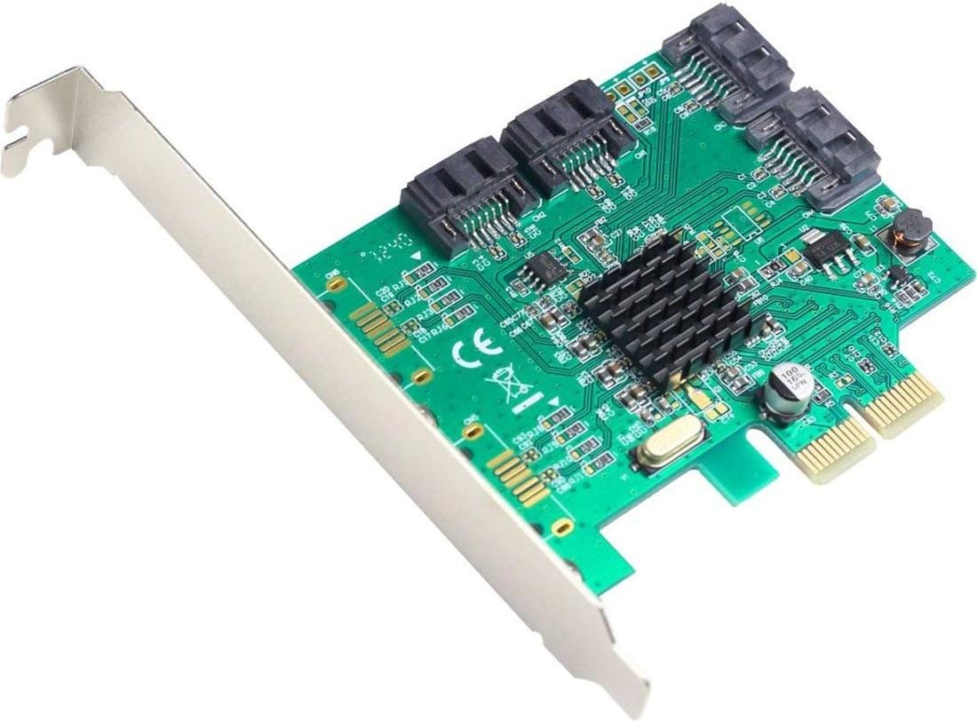I/O Crest 4 Port SATA III PCI-e 2.0 x2 HyperDuo RAID Card Marvell 9230 Chipset SI-PEX40057
