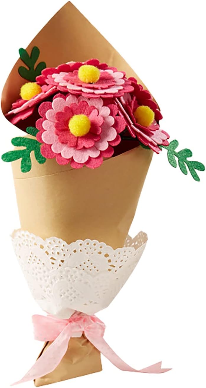 Artificial Flowers and Vase A Bunch Artificial Bouquet