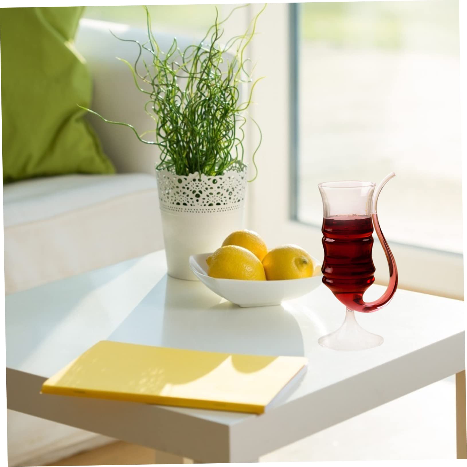 3 Sätze Mojito Cocktailgläser Mit Strohhalm Transparentes Trinkglas Für Zuhause Vielseitig Einsetzbar Für Saft Wein Und Party 2 Stück * 3