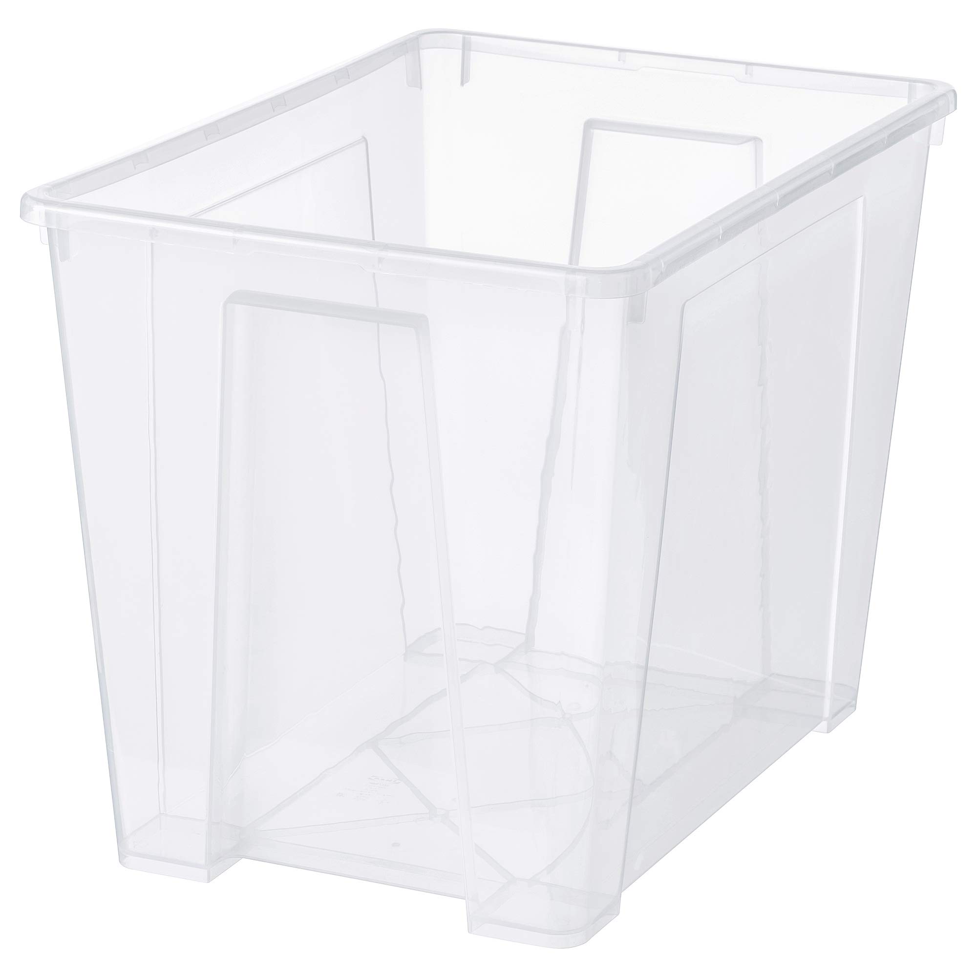 SAMLA boîte pour en finir avec le désordre, bac 65 l transparent