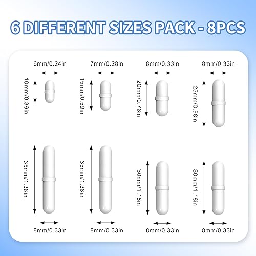 Miniatura 2 de Barra de agitación magnética, no más desorden barra magnética, barra de agitación de PTFE, desde barra de agitación grande hasta pequeño juego de