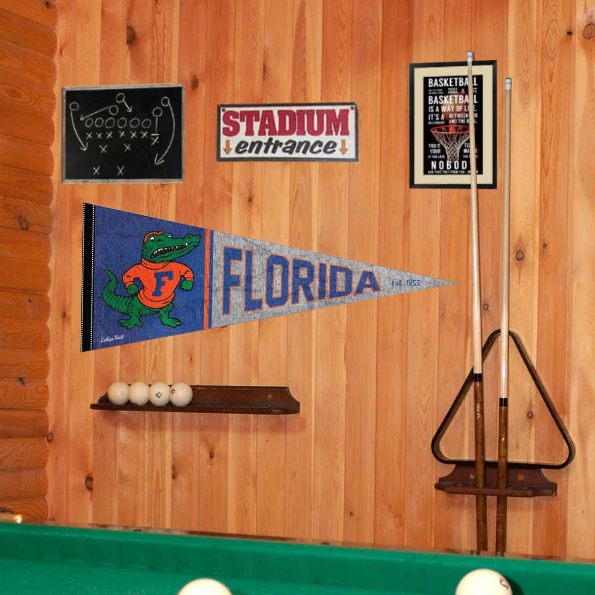 Florida Gators Pennant Throwback Vintage Banner