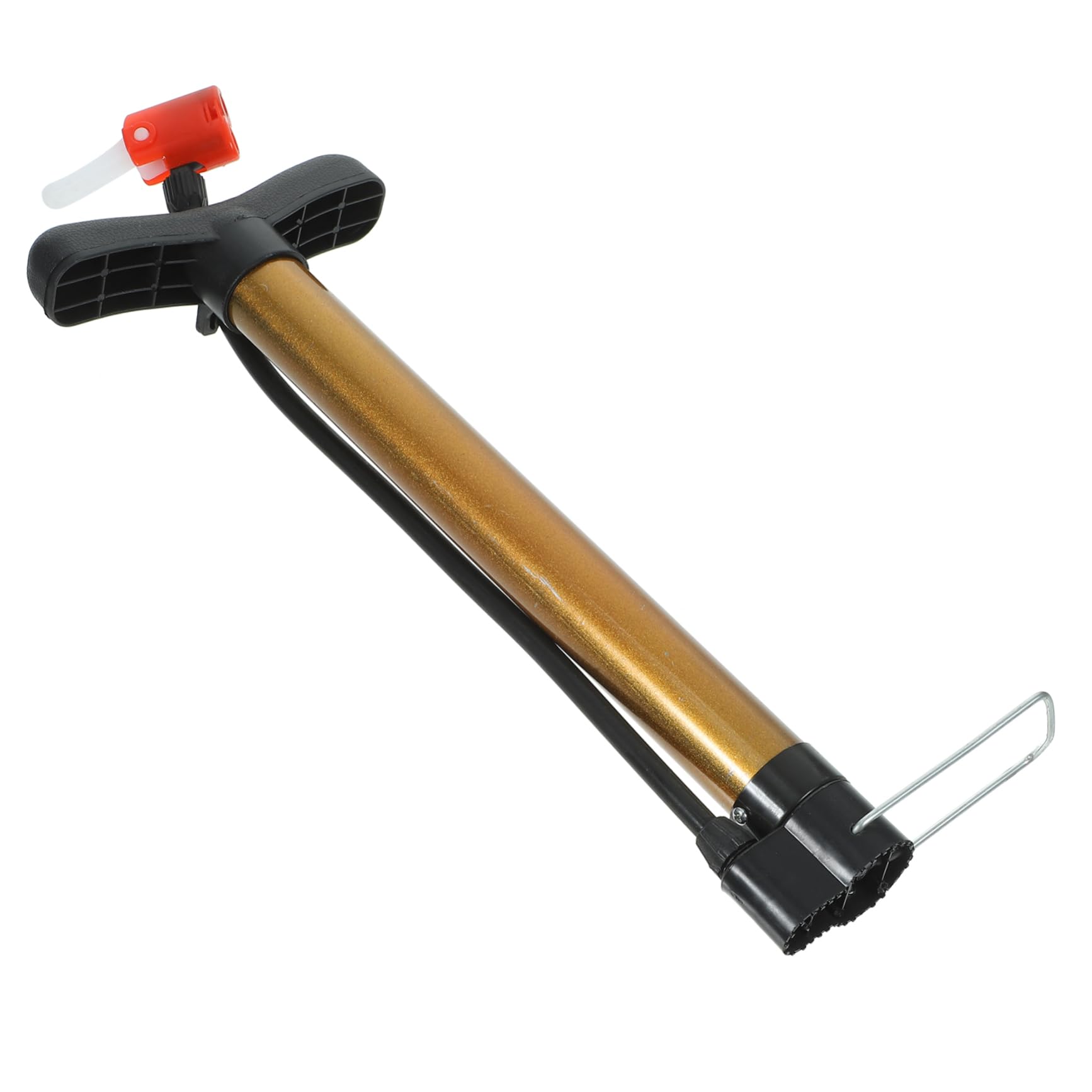 ibasenice Portable Bike Tire Pump Lightweight Foot Pump for Quick Inflation Design for Daily Use Easy to Carry for and Sports Equipment Compatible and Valves