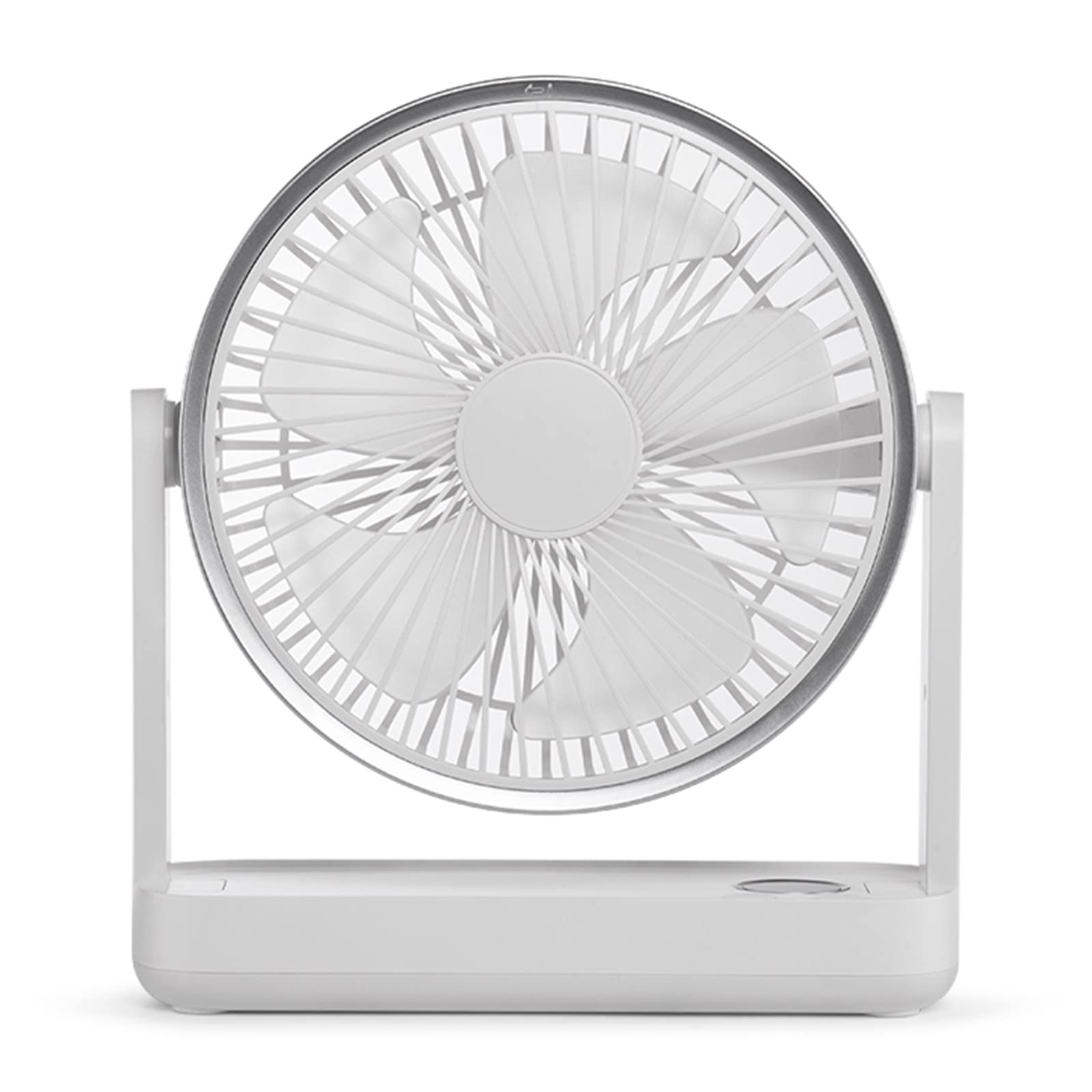 Affichage numérique et 4 vitesses : ventilateur de bureau portable 3600 mAh haute autonomie