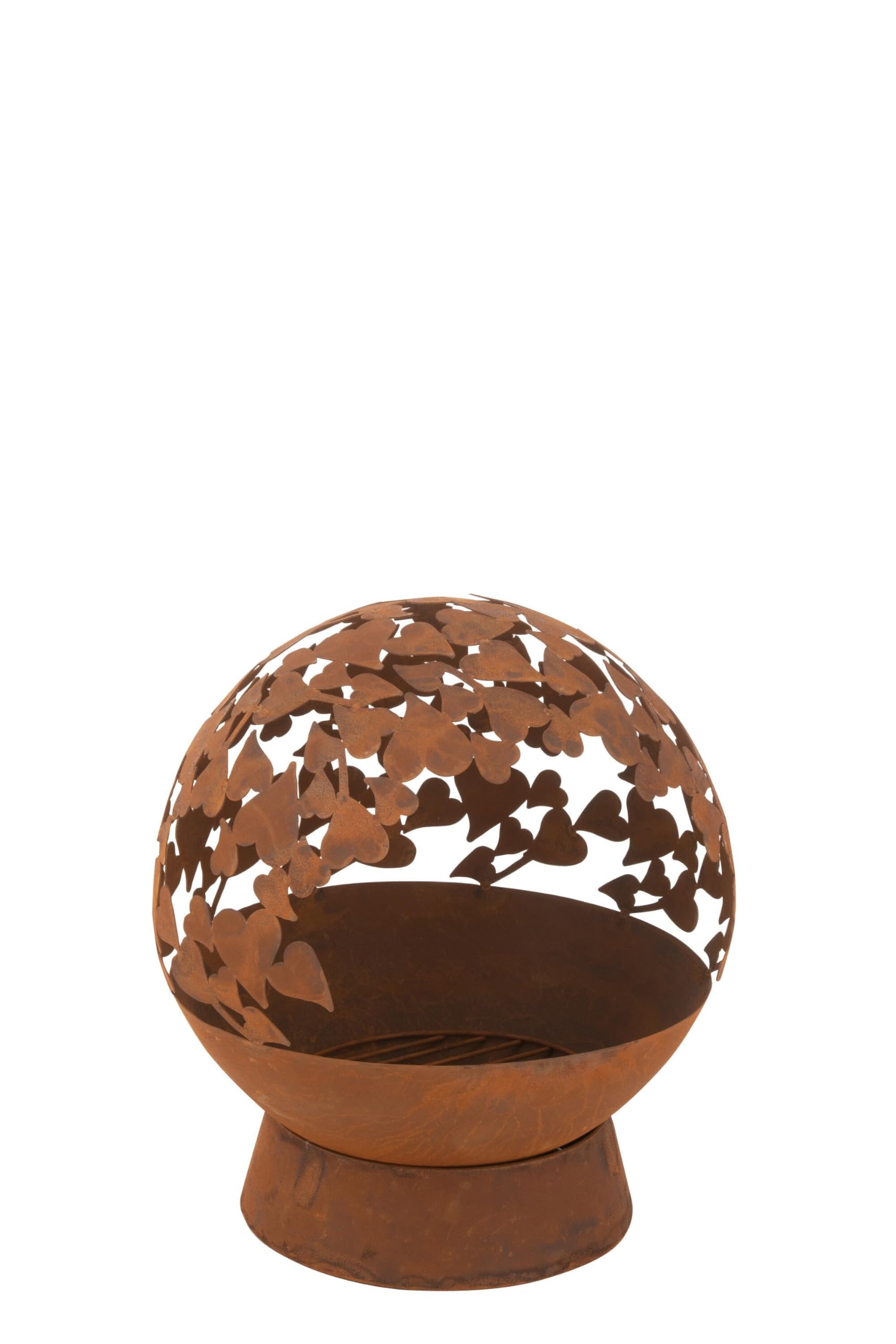 Braséro Boule en Acier corten H 56 cm