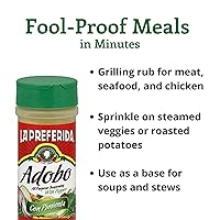Vista 2 de La Preferida Adobo con pimienta, condimento multiusos 8.6 onzas (paquete de 1)