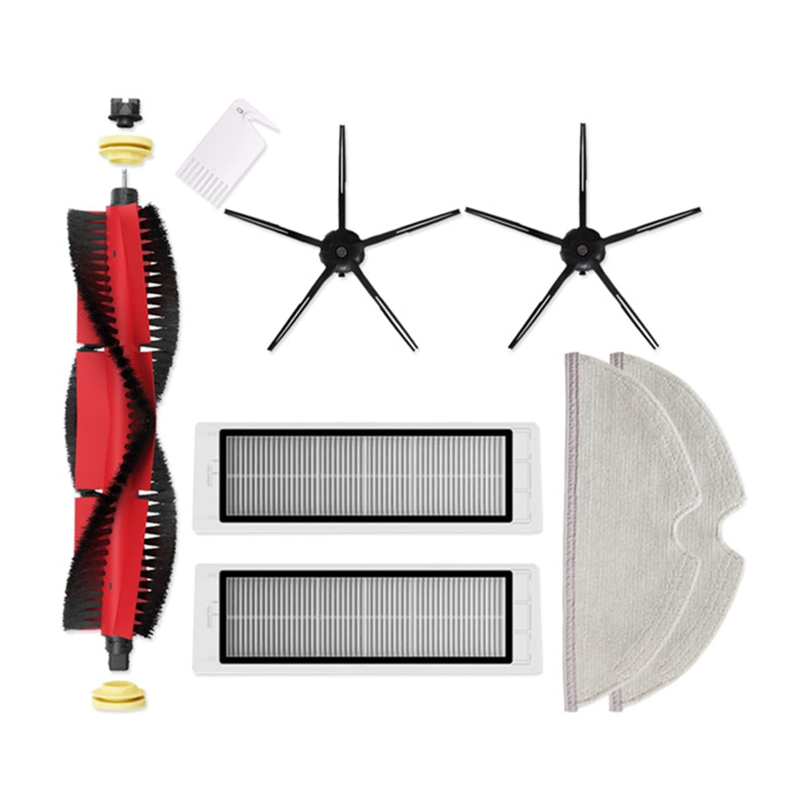 BeNtli Vacuum Cleaner Parts Removable Main Brush Washable HEPA Filter Cloth Compatible for Xiaomi S6 MaxV S60 S65