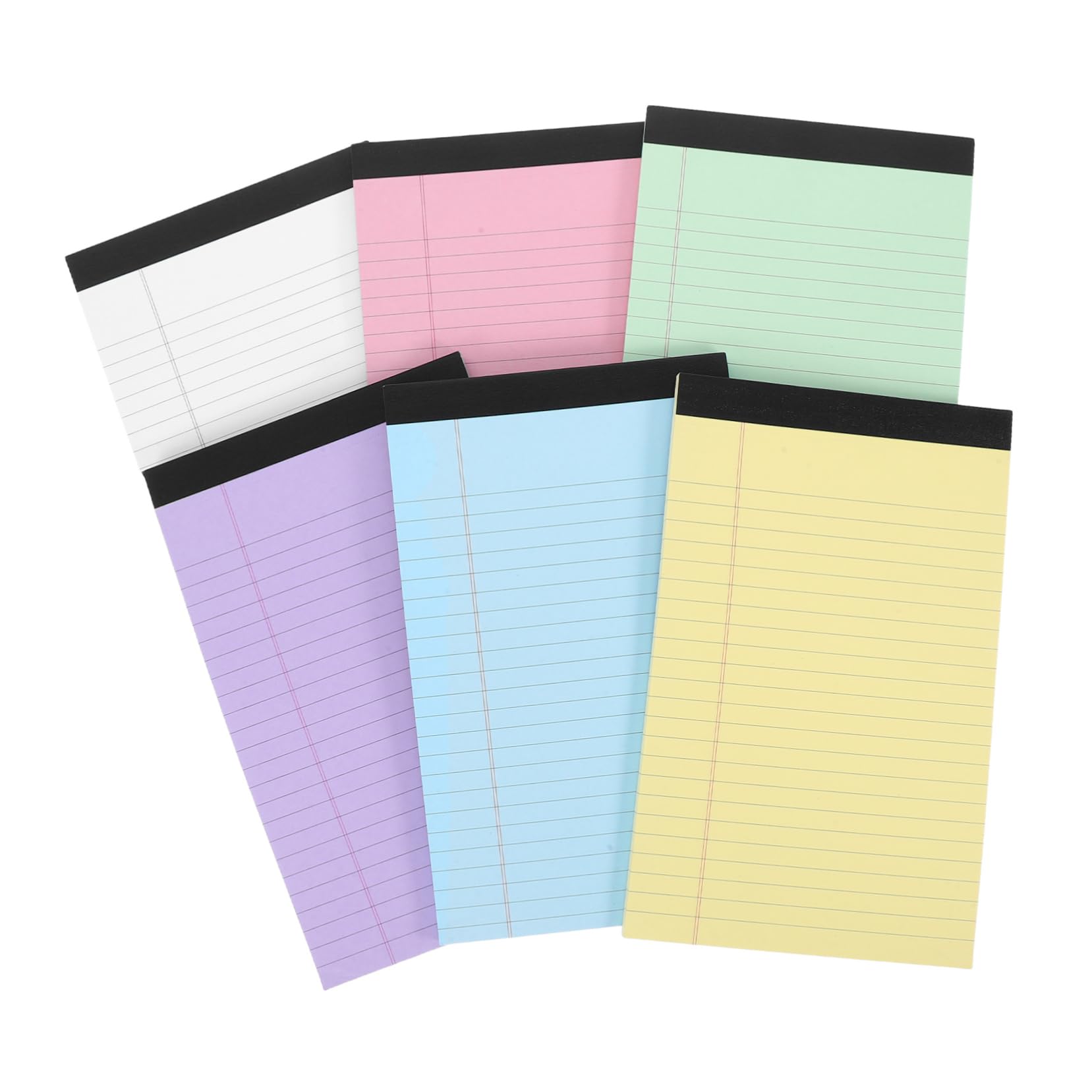 Lurrose 6pezzi Quaderno Planner Staccabile Quaderno Righe per Appunti Diario Scolastico per Pianificazione Quotidiana Lista Attività Ufficio e Scuola