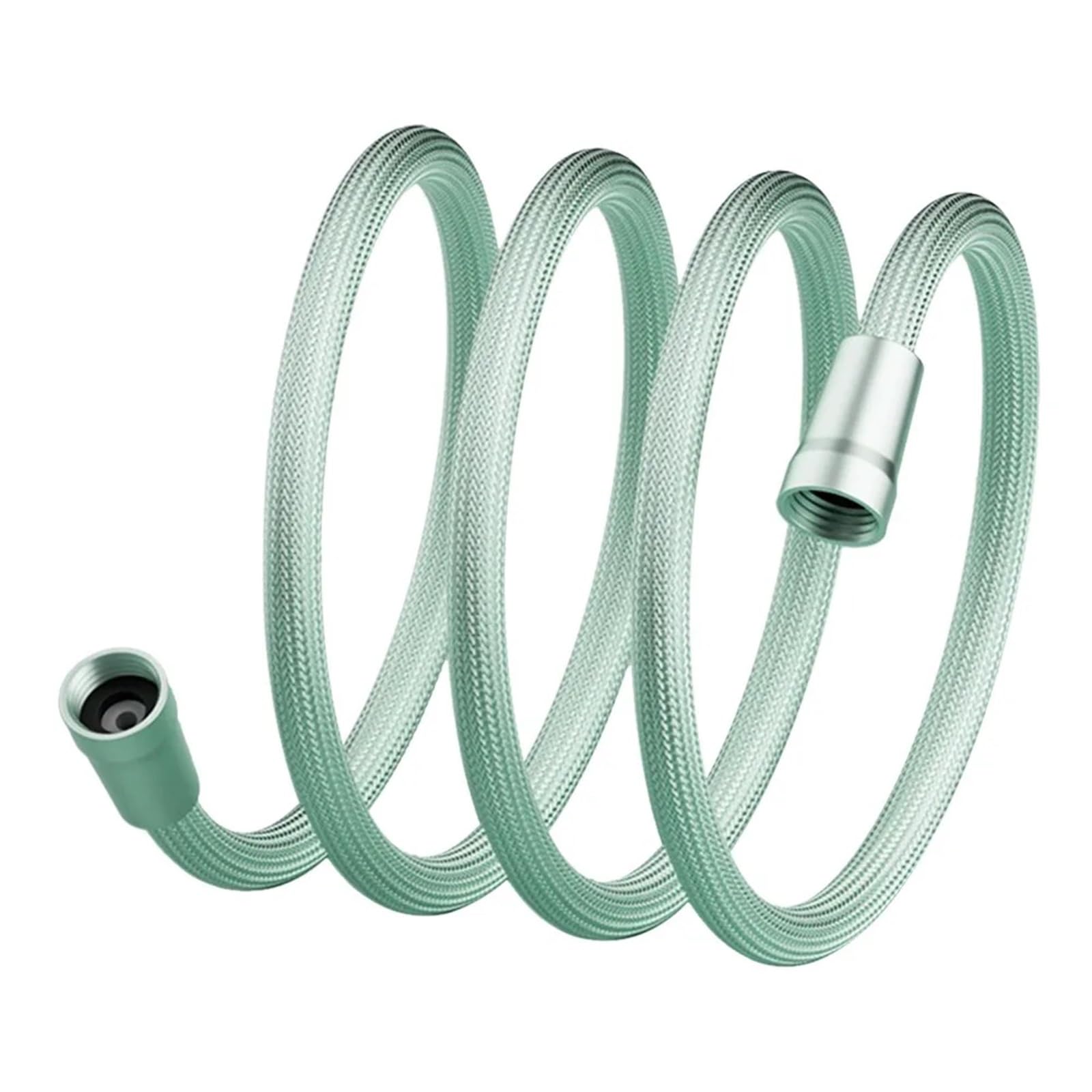 Xvdrfsd One Color Shower Hose 1.5/2M Handheld Shower Hose Anti Winding Universal Interface Tube Flexible Gi/2 Bath Nylon Pipe Pipes & Fittings(2Meter-Green)