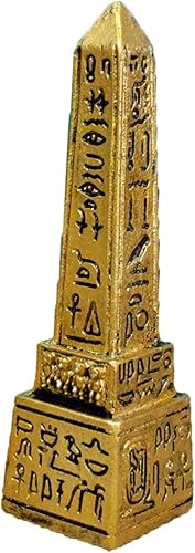 Miniatura 2 de Fancyes Figuras miniatura de obelisco de resina hechas a mano, escultura, adornos pequeños de mesa, figuras coleccionables, manualidades