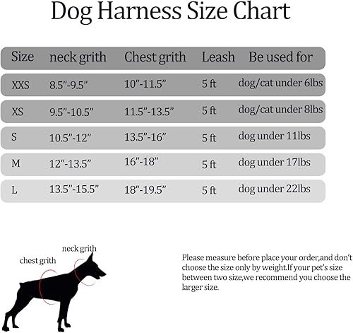 Miniatura 6 de Juego de arnés y correa para perro, arnés para perro sin tirones, con bandas reflectantes, velcro a prueba de escape, chaleco de malla para perro,