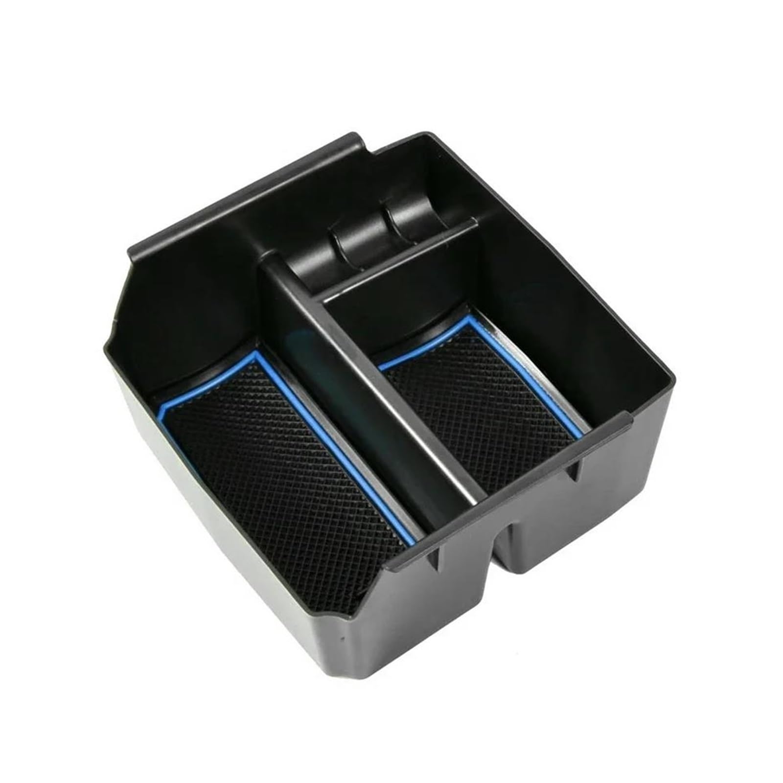 RESPUNEKBAH Center Console Organizer Container For Jeep For Wrangler JK JKU 11-18 Car Armrest Box Storage(Blue)