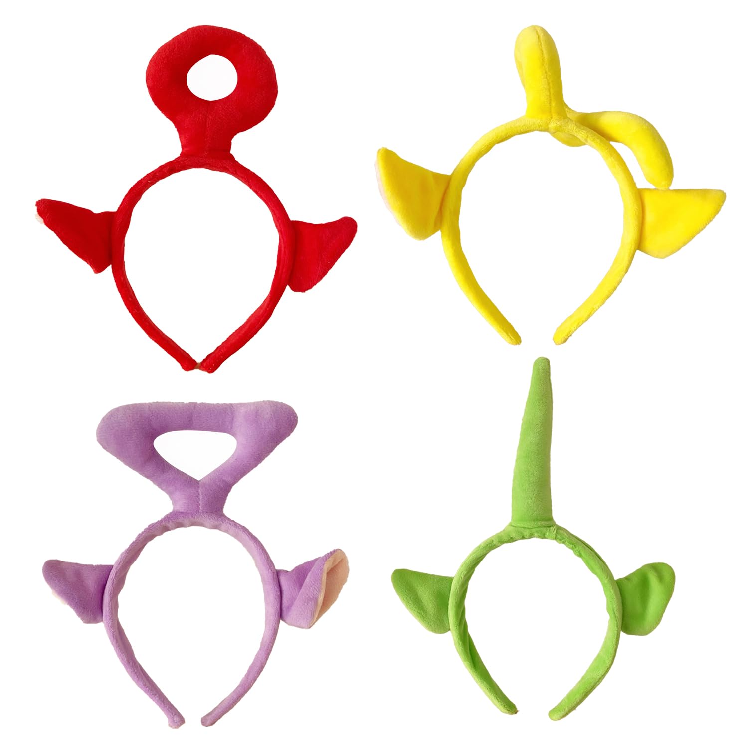 DVOFU 4pcs Cute Headwear Womens Headbands Halloween Hair Accessories Party Cosplay Headband for Adult Kids