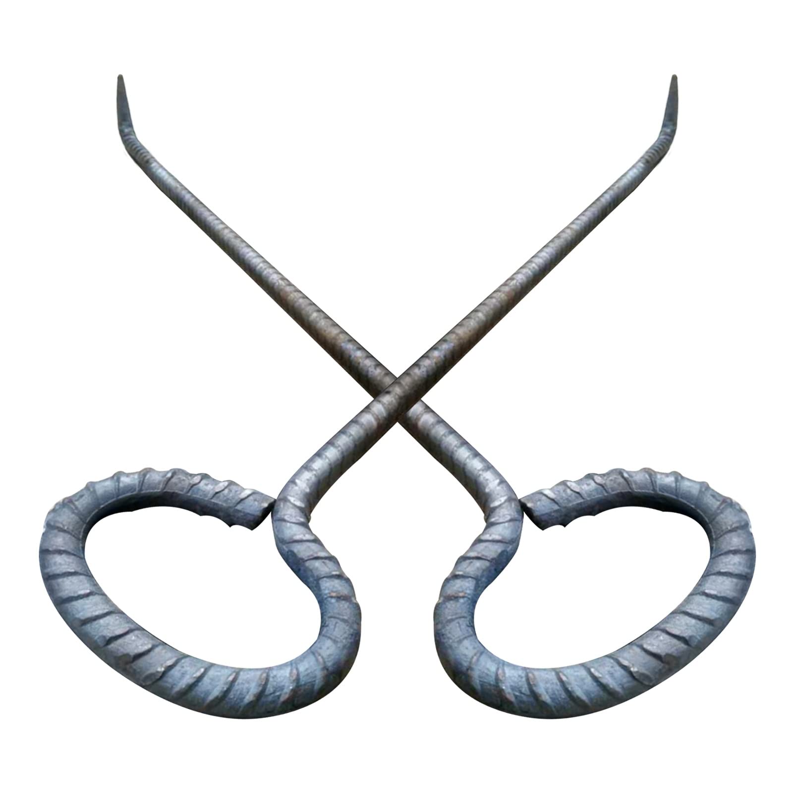 Buy 2 Pack Manhole Hook Tool, Heavy Duty Hand Hole Cover Hook Handle Lids Lifter Bar 28 Inch/ 70