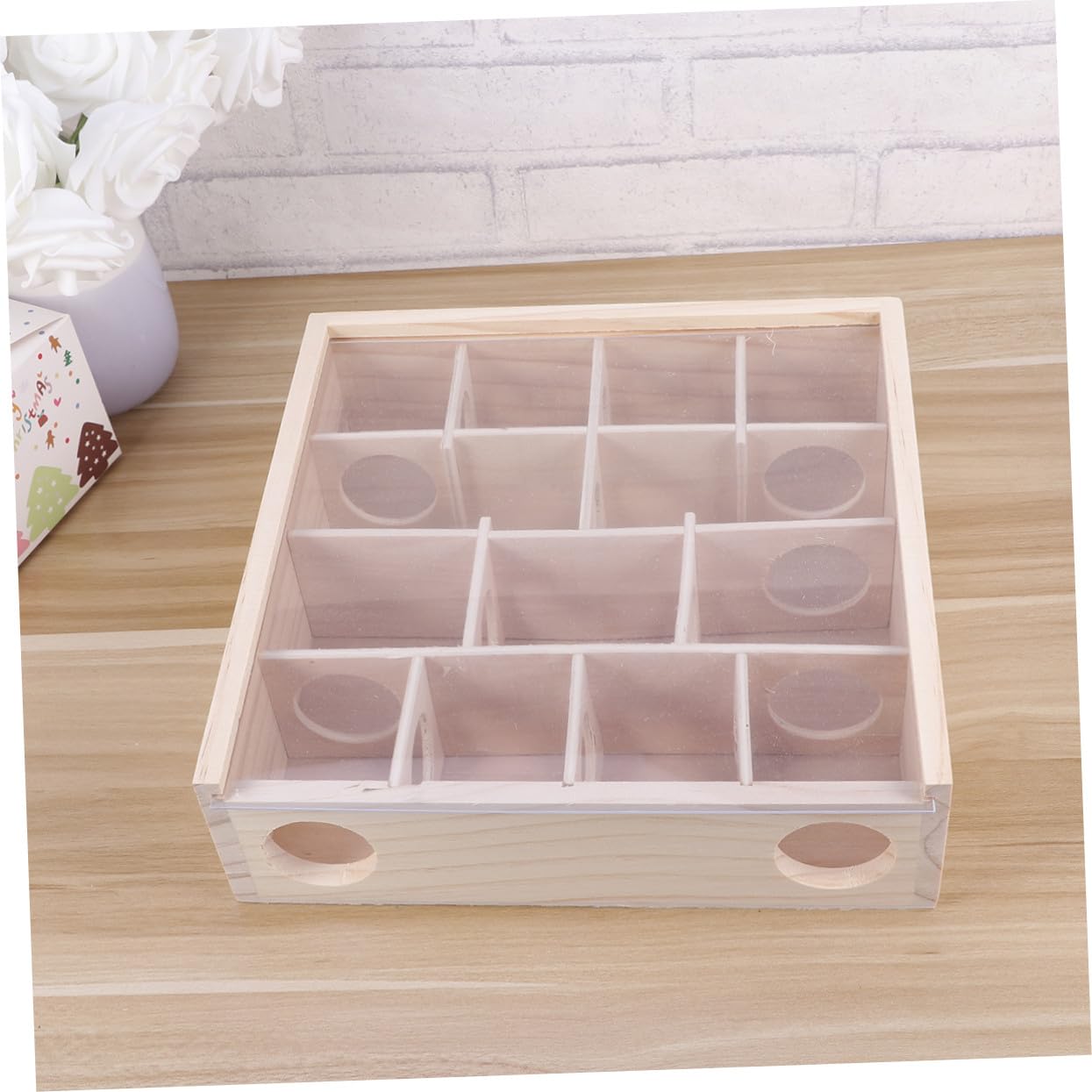 Supvox Hamster Holzlabyrinth Natürliches Holz Material Kleintier Tunnel für Kleine Hamster Käfig Zubehör Fördert Bewegung und
