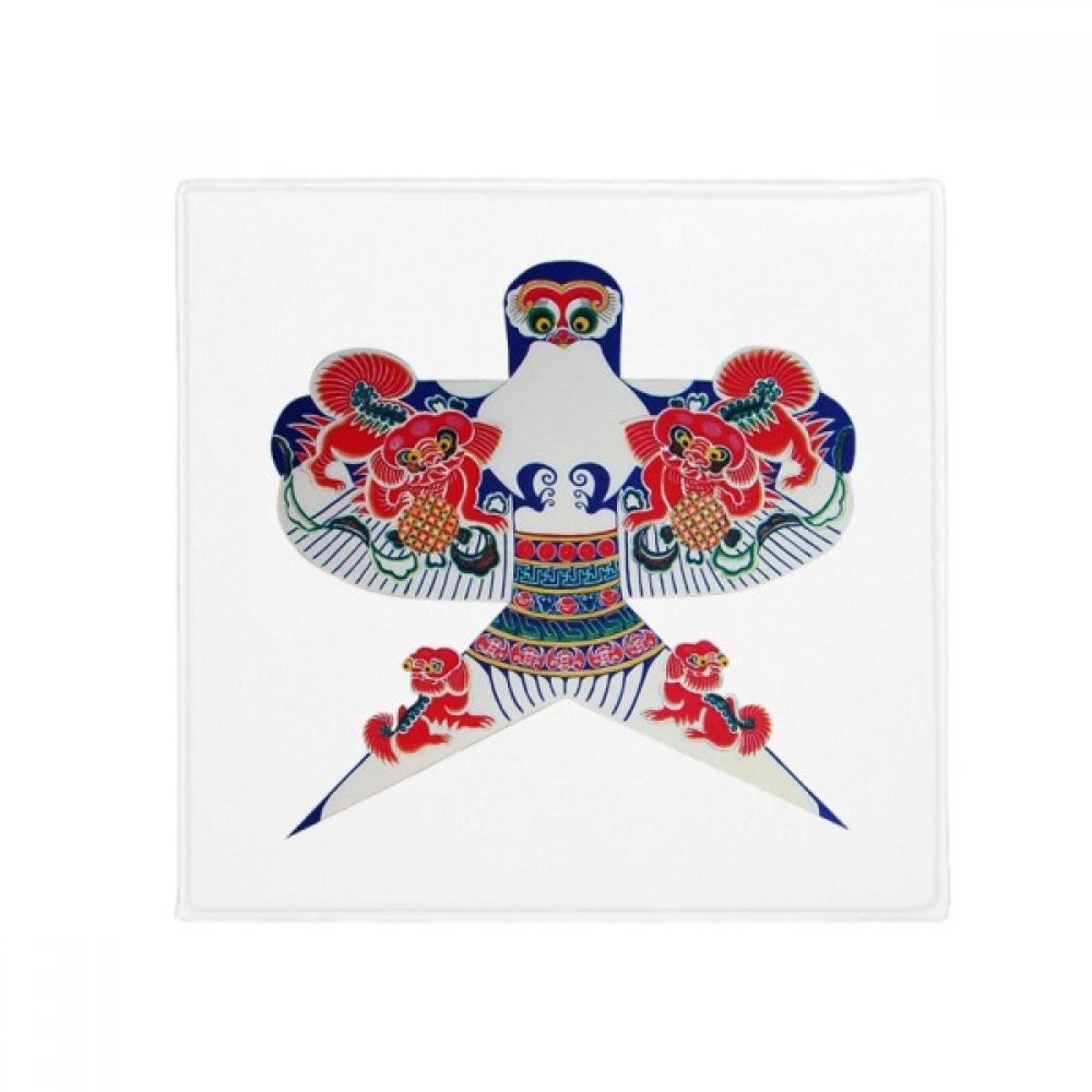 Tapis de cuisine antidérapant motif chinois 60x60 cm pour sol de salle de bain