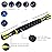 Idson Muscle Roller Stick for Athletes- Body Massage Sticks Tools-Muscle Roller Massager for Relief Muscle Soreness,Cramping and Tightness,Help Legs and Back Recovery,Black Yellow