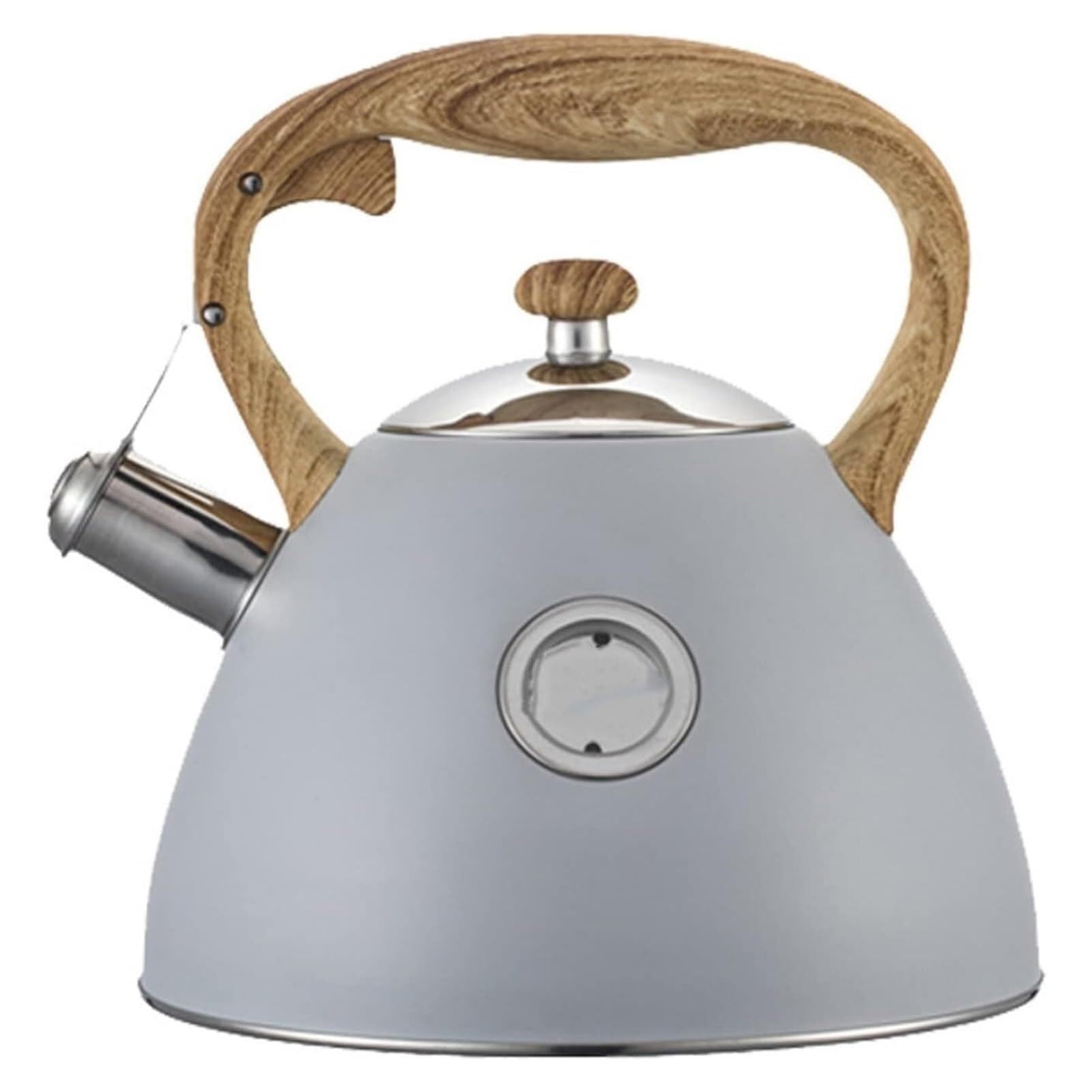Camping Teapot, Tea Kettle Stovetop, Stainless Steel Tea Pot for Stove Top Whistling 3.2 Quart for Heating Water, Fast Boiling Water
