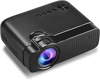 Bluetooth Projector, 720P Native Projector 4K Supported Projector Outdoor Movies, Support Keystone Correction, Zoom, PPT, 230" Home Theater Video Projector