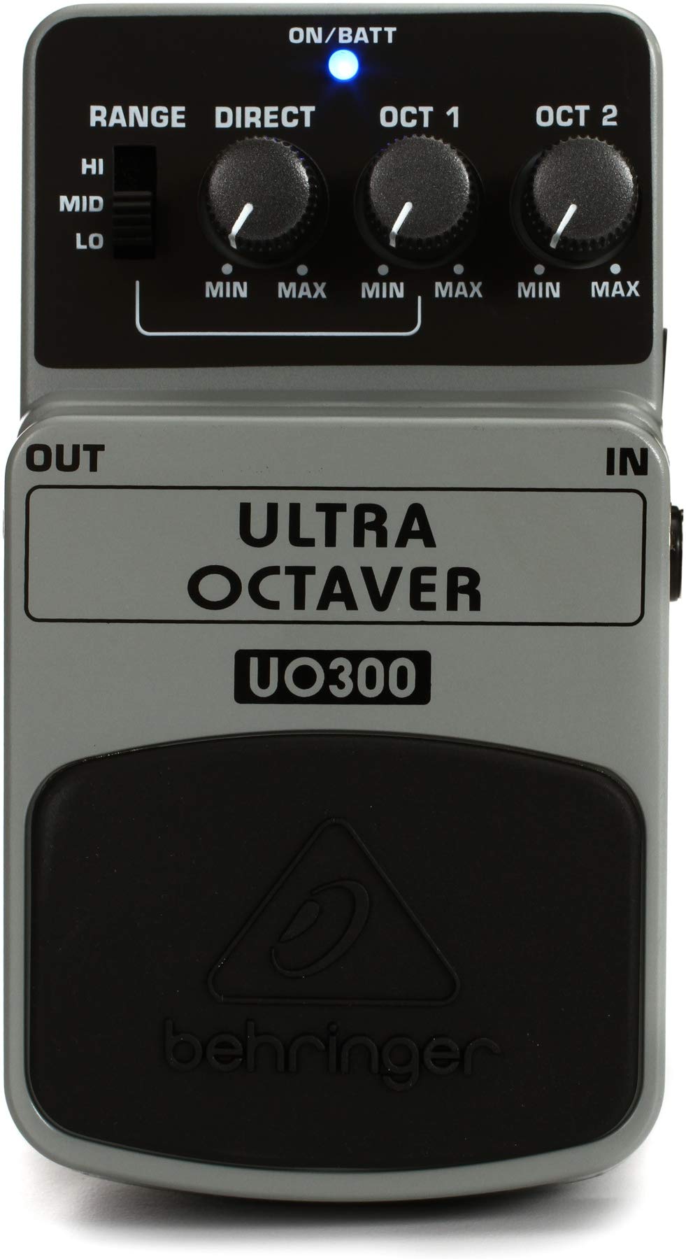 Behringer UO300 Ultra Octaver Guitar Effects Pedal 3-Mode Octave Shifter for Rich Bass Tones with Direct Volume Control