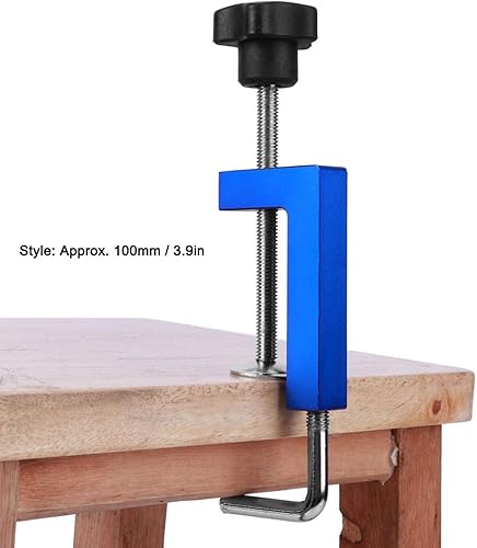 Miniatura 5 de 2 clips universales para valla de fijación, clip de fijación universal azul universal multifuncional para carpintería, clip G de 3.937 in,