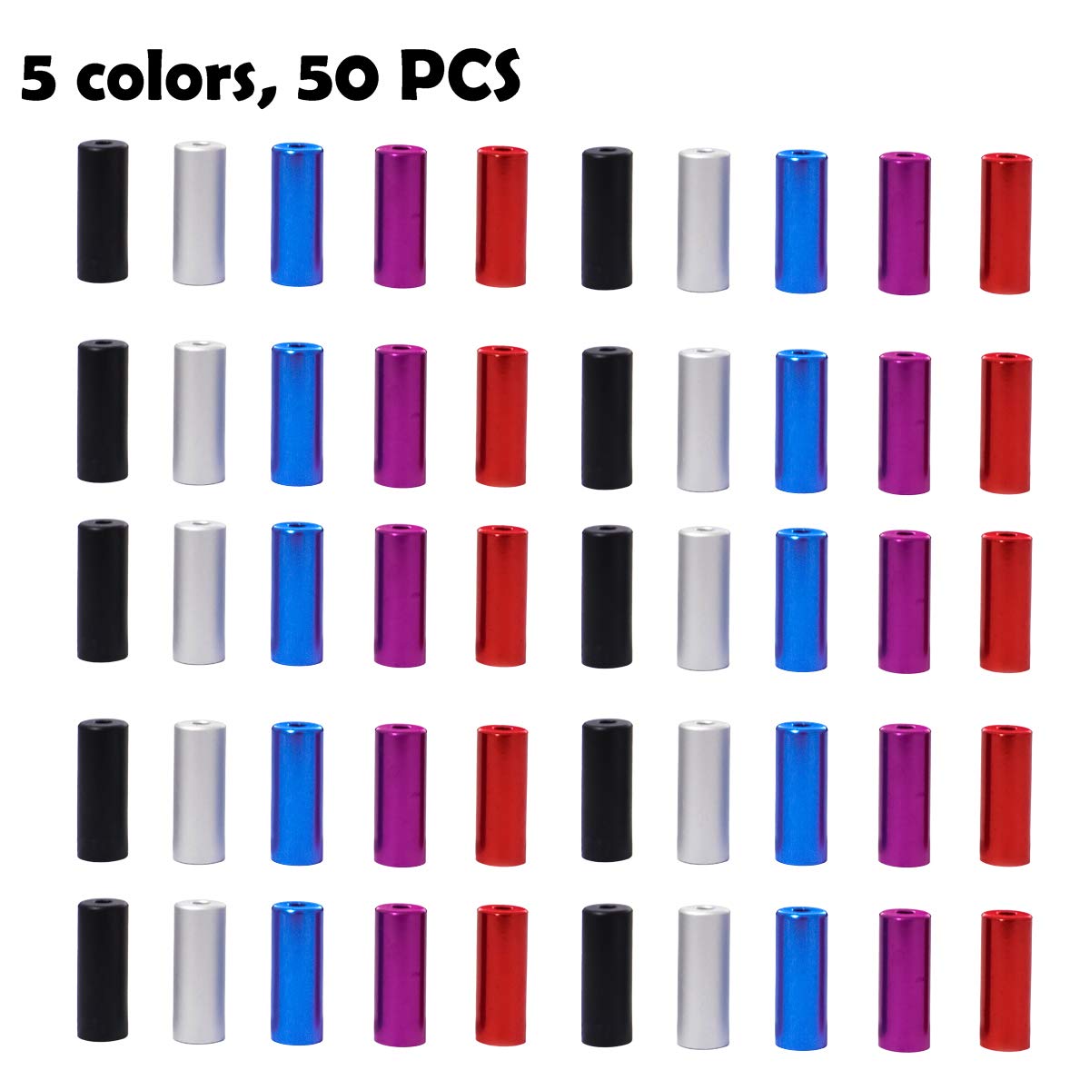 Alta Brake Cable Alloy Hanger, Multiple Sizes (Silver, 1-1/8