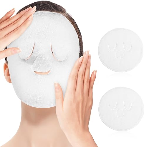 Calentador de toallas facial reutilizable: toallas faciales de spa, compresas frías y calientes, toalla de vapor facial antienvejecimiento,