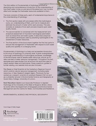 Routledge 9780415858700 Fundamentals Of Hydrology thumb #1