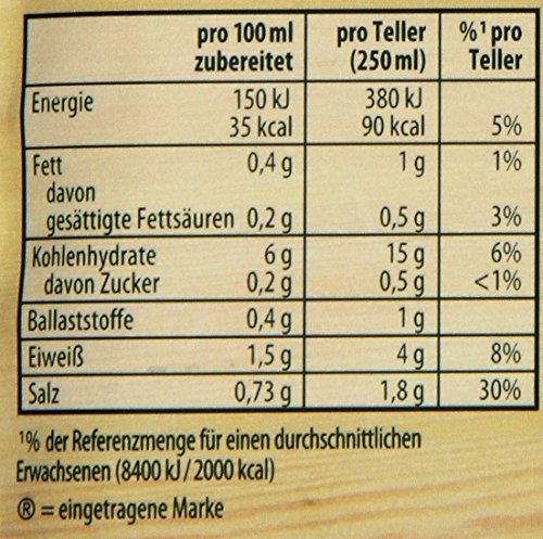 Knorr Suppenliebe Fertigsuppe Rindfleisch Suppe, 3 Portionen, 76g