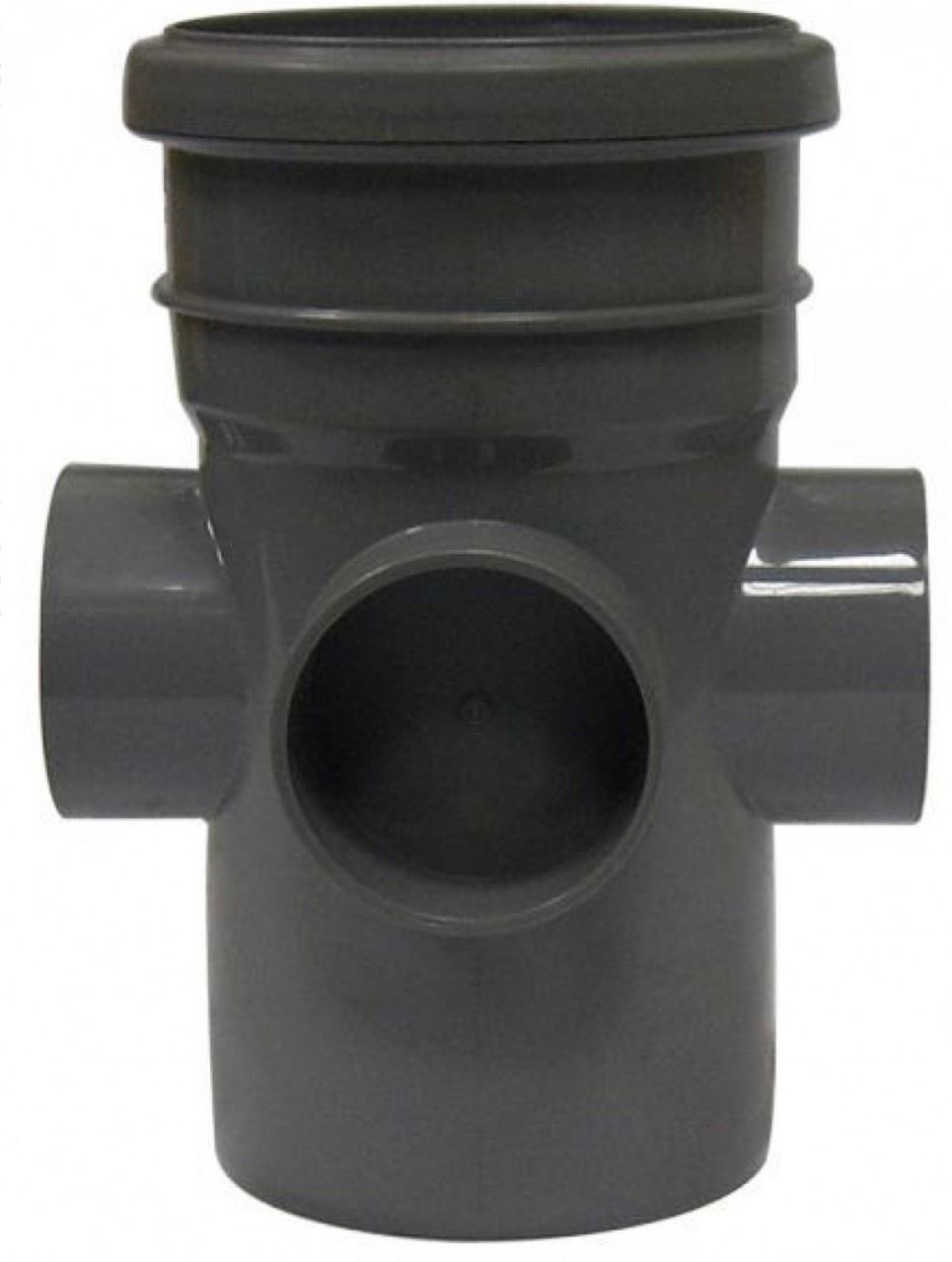 Floplast SP582GR 110mm/4 Inch Ring Seal Soil System - Boss Pipe SK/SK - Grey