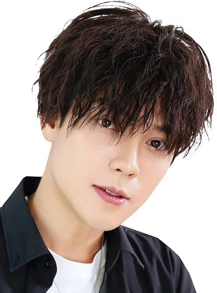 Amazon Tefure メンズ ショート ウィッグ スパイラル パーマ カール ふんわり 耐熱 フルウィッグ かつら 男装 韓国 艶消しファイバー 自然 ウィッグネット 付 黒 ナチュラルブラック Men 004ーn Blk フルウィッグ 通販