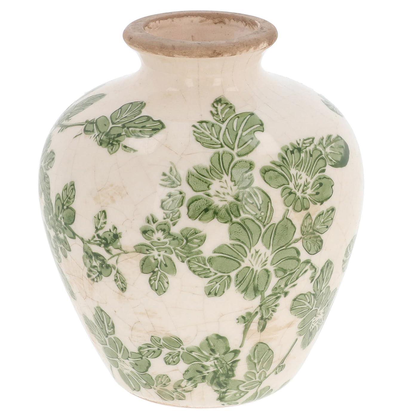 Shudehill Giftware Plum Vase Small Ceramic Clematis Garden Planter And Vases In Bouquet, Jug, Traditional And More! (Plum Vase Small)