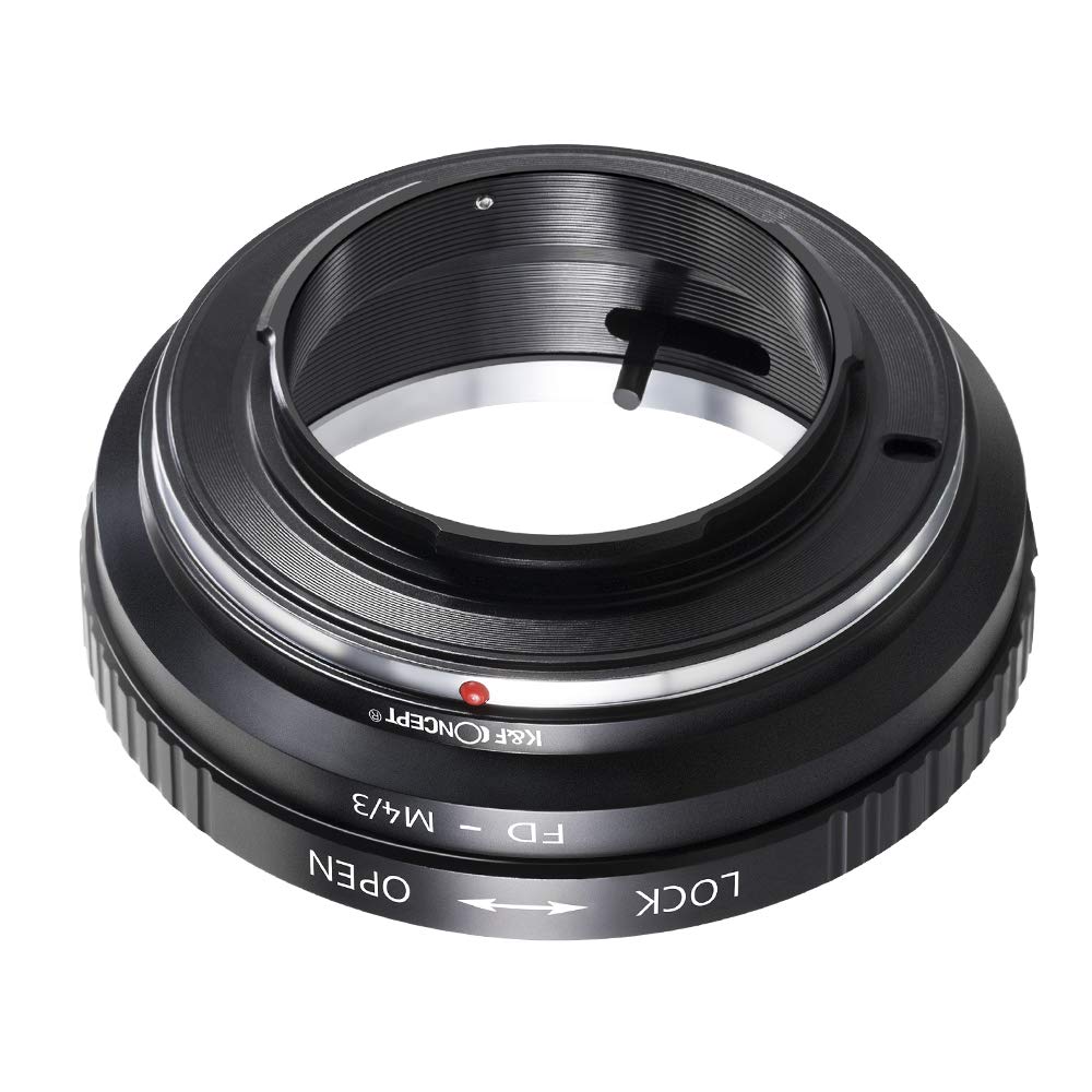 Anello Adattatore per Obiettivo K&F Concept FD-M4 / 3 Adatto per Obiettivo Fotocamera FD per Olympus M4 / 3 E-P1 / E-P2 / E-PL1 e Panasonnic G1 / G2 / GF1 / GH1 / GH2