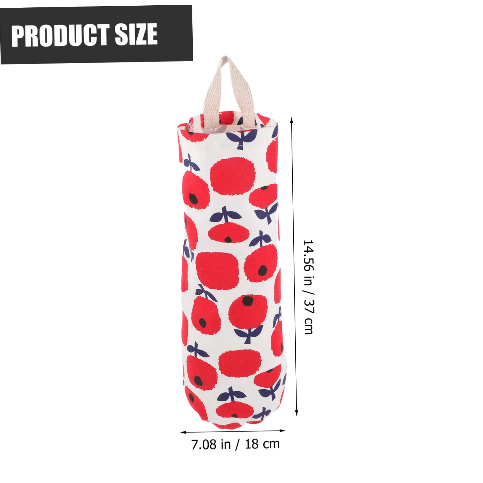 ABOOFAN 5piezas Soporte De Bolsas De Plástico Colgante para Cocina Organizador De Bolsas De Desecho De Tela Resistente y Reutilizable Gran Capacidad Dispensador Práctico para Hogar y