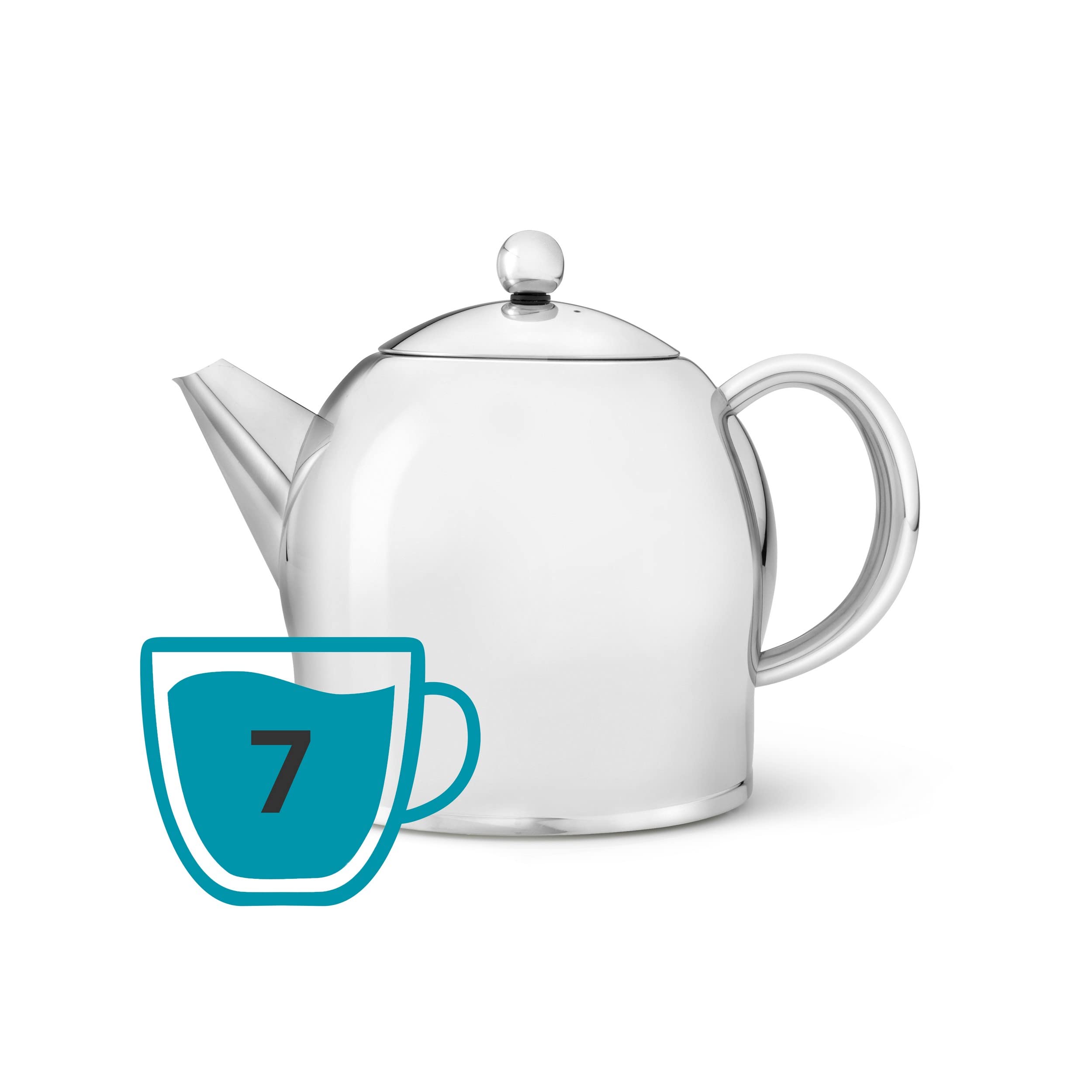 Amazon | (Content: 1400ml) - Bredemeijer 1.4 L Shiny Stainless 