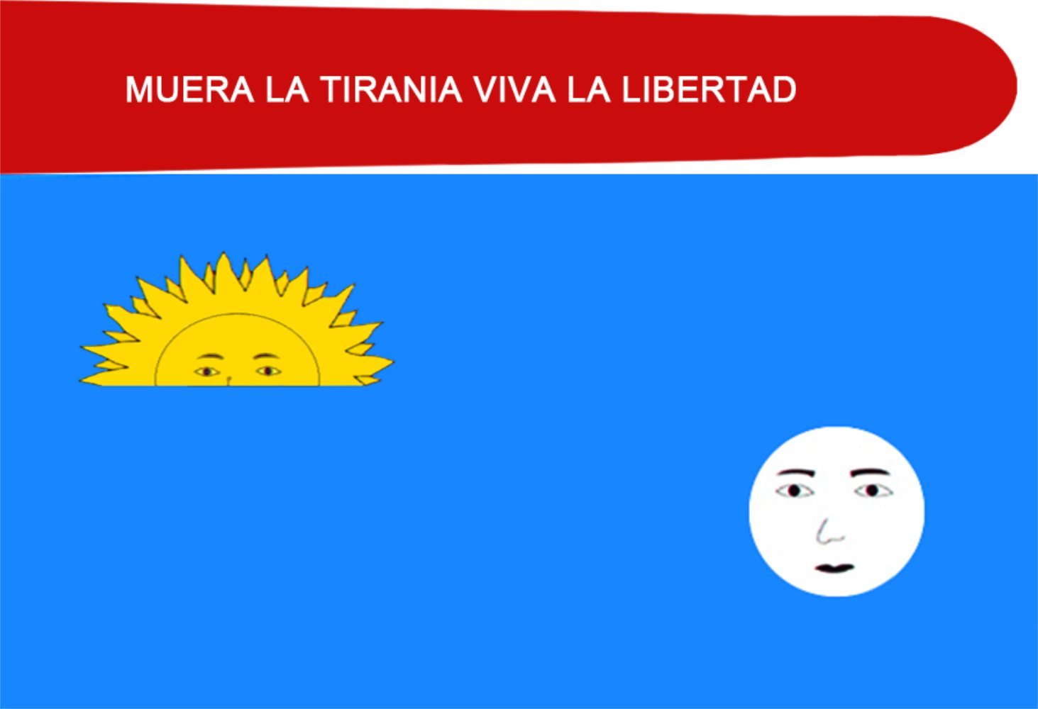 Drapeau Large Naval de Miranda de haute qualité historique