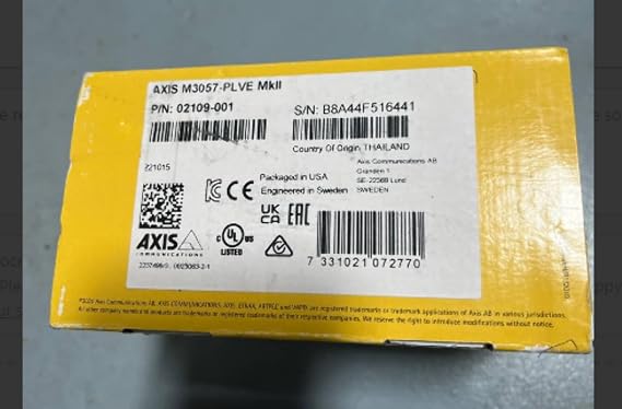 AXIS M3057-PLVE MkII 6 Megapixel Indoor/Outdoor Network Camera - Dome