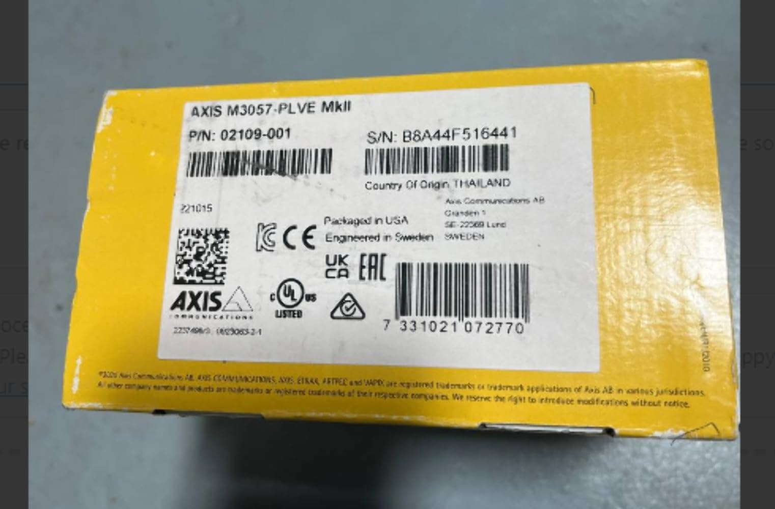 Amazon.com: AXIS M3057-PLVE MkII 6 Megapixel Indoor/Outdoor