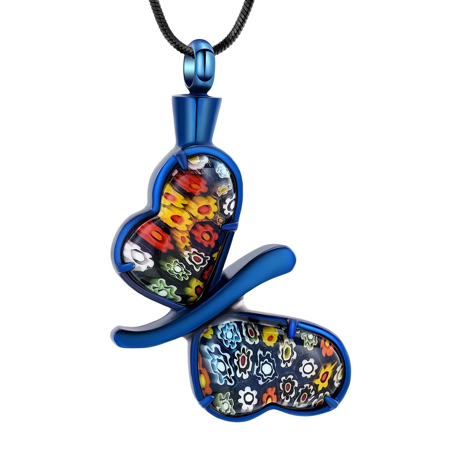 memorial jewelry Butterfly Cremation Jewelry for Ashes Keepsake for Beloved's Ashes Urn Pendants Butterfly Cremation Necklace for Ashes for Women