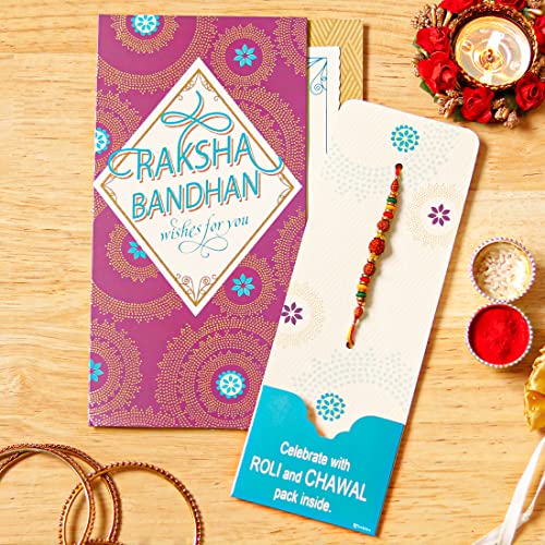 Image of ARCHIES Rakhi Collection For Rakshabandhan | Rakhi For Brother | Rakhi for Bhaiya and Bhabhi | Rakhi Combo Gift Hamper (AFFECTION-ARCHIES SPECIAL RAKHI CARD COMBO)