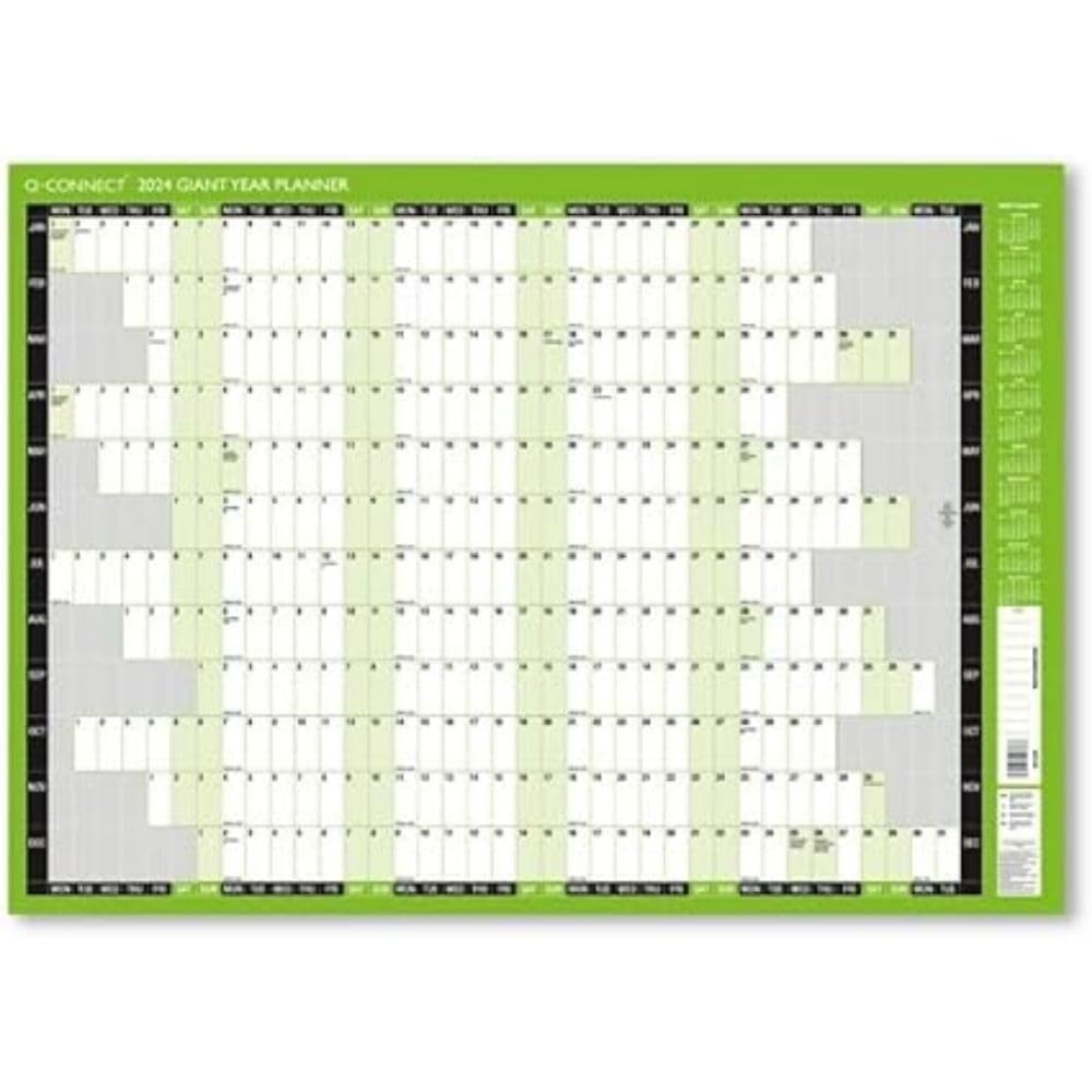 Q-ConnectGiant Year Planner 2024