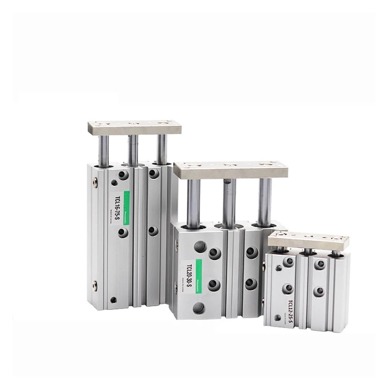 Cylindre à trois axes compact résistant aux charges pour automatisation fluide